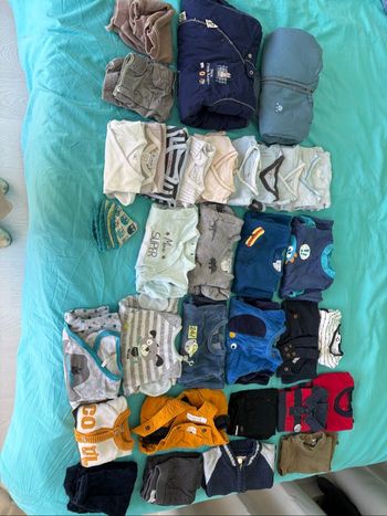 Lot vêtement garçon bébé 1 mois