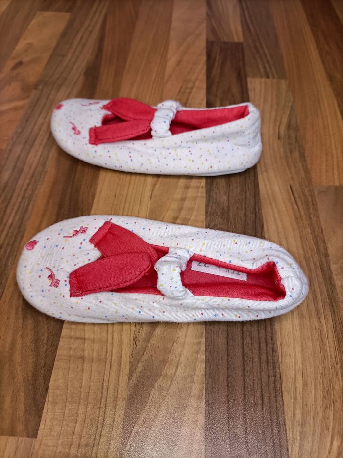 Chaussons lapins blanc et rose 27 tex - photo numéro 7