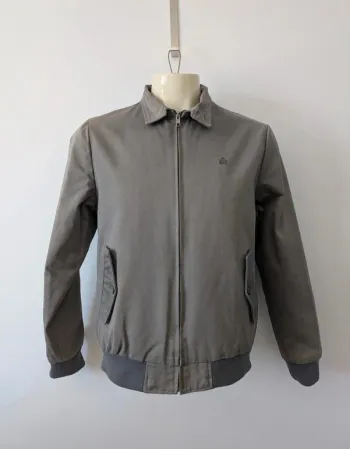 Veste Harrington grise zippée - MERC London - taille S