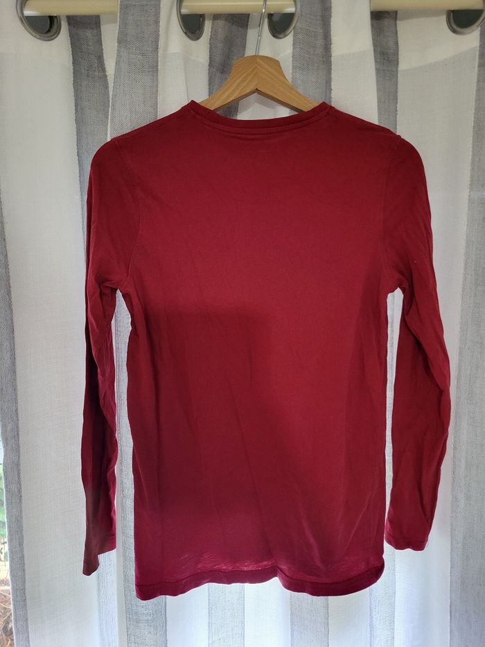 Tee-shirt rouge manches longues In Extenso - photo numéro 2