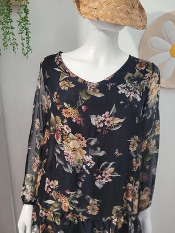 Blouse avec de la soie