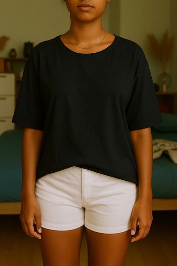 Blouse fluide noire Mango