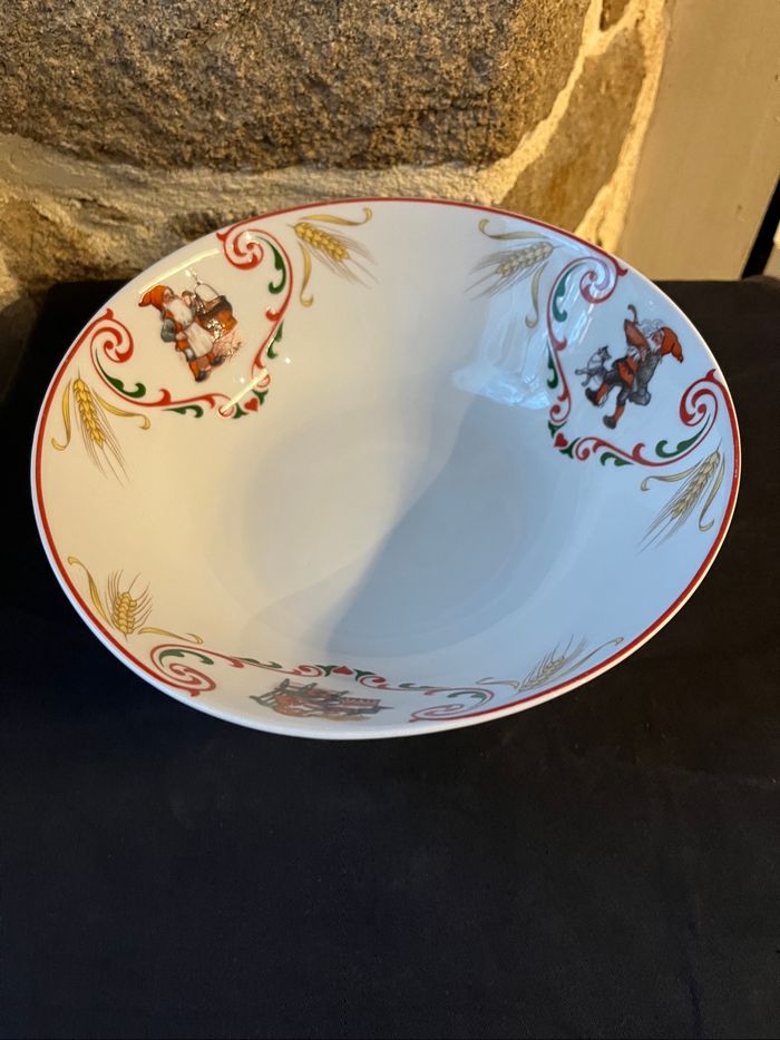 Grand bol, saladier Axel Eliasson AB 1985 Bavaria  Bol de service, tradition de Noël - photo numéro 2