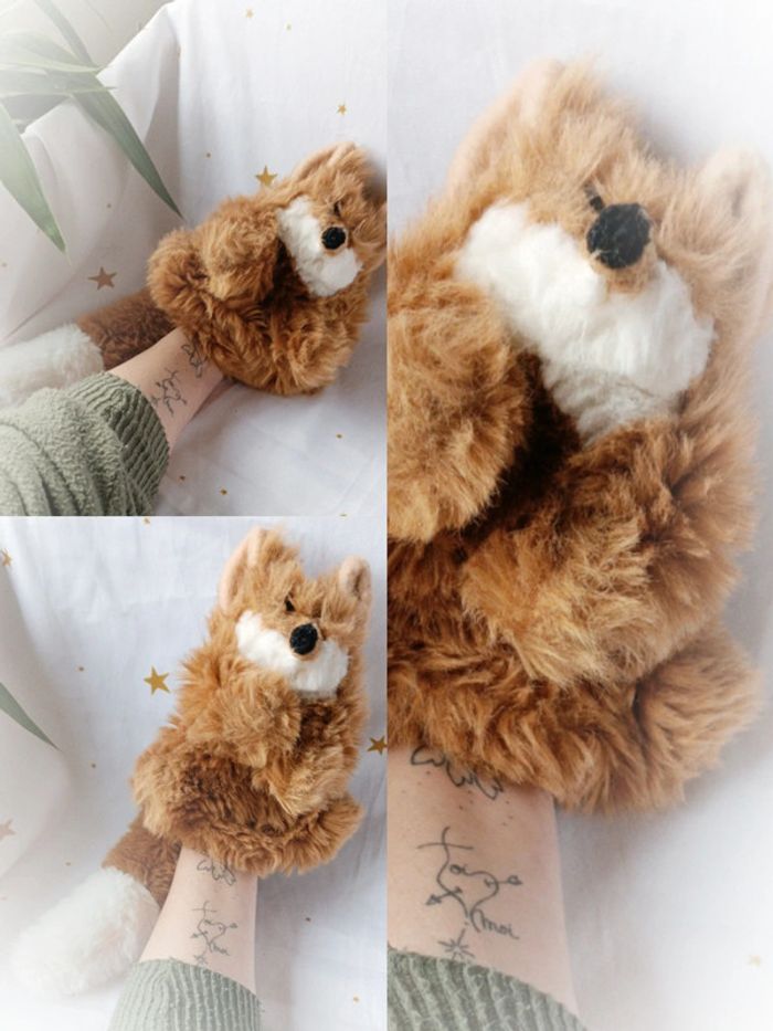 Peluche plush Teddy marionnette muppets puppets fluppets furrytails ventriloquie ventriloque