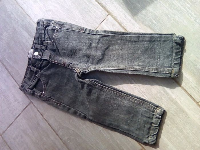 Jean 12 mois gris foncé