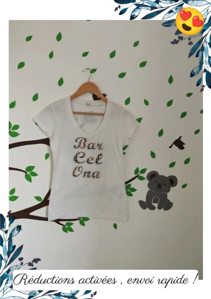 T-shirt Barcelona femme M