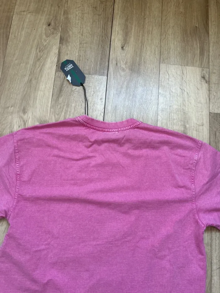 T-shirt over size Teddy Smith rose only good vibes M - photo numéro 4