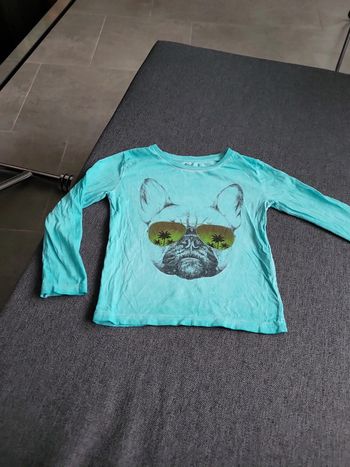 T shirt manche longue chien