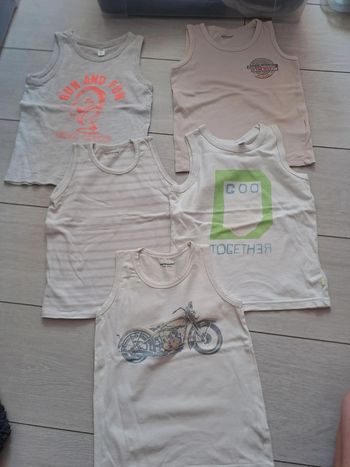 Lot debardeurs 4ans fille