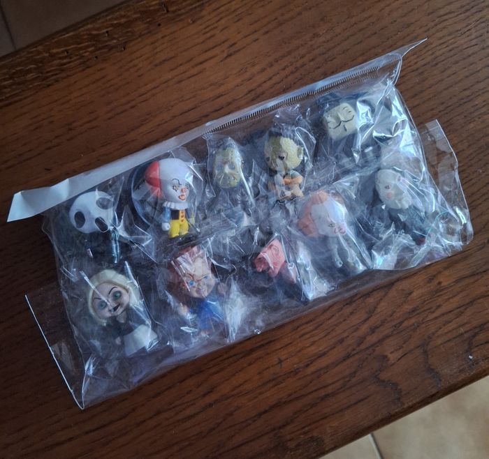 Figurines films d'horreur Chucky Saw etc