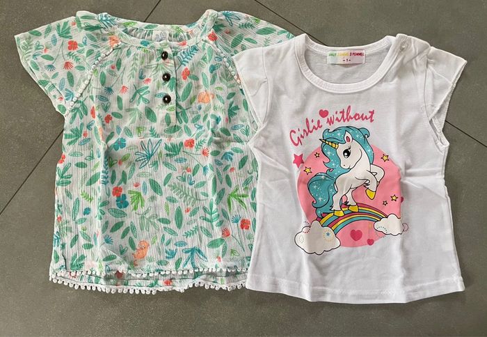 Lot 2 tee-shirts BBF -12mois