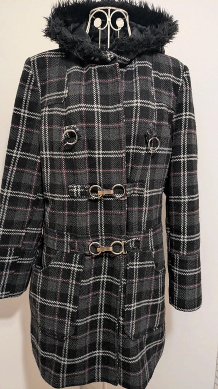 Manteau Duffle-coat long à capuche 40/42 - photo numéro 3