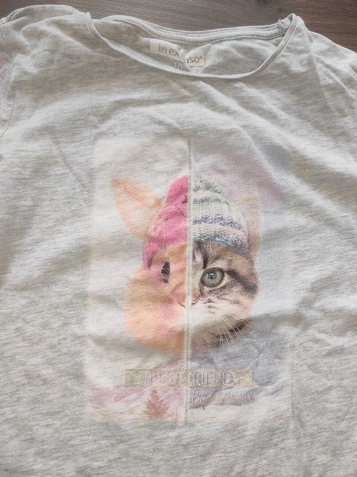Tee-shirt manches longues fille 10 ans - photo numéro 2
