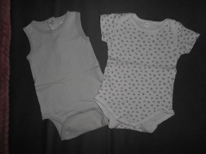 Lot de bodys, taille: 6 mois