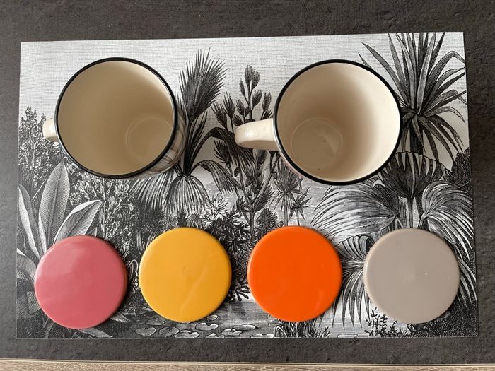 Lot mugs et sous mugs/tasses neufs - photo numéro 3