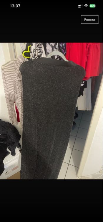 Jupe longue à paillettes