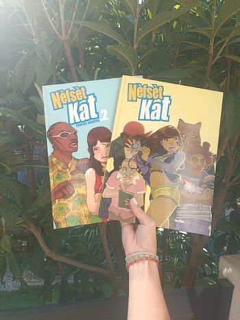 Lot du tome 1 et 2 des bandes dessinées "Nèfsèt Kat"