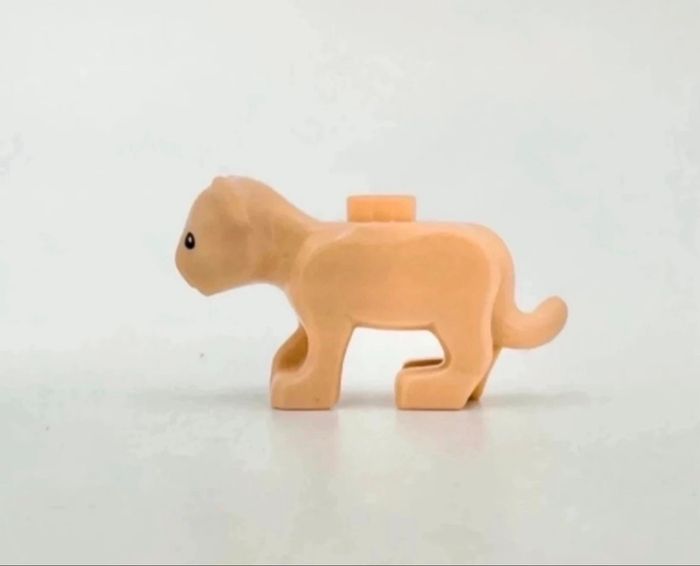 Lego Animaux City : Lionceau couleur beige (Tan) - NEUF - photo numéro 8