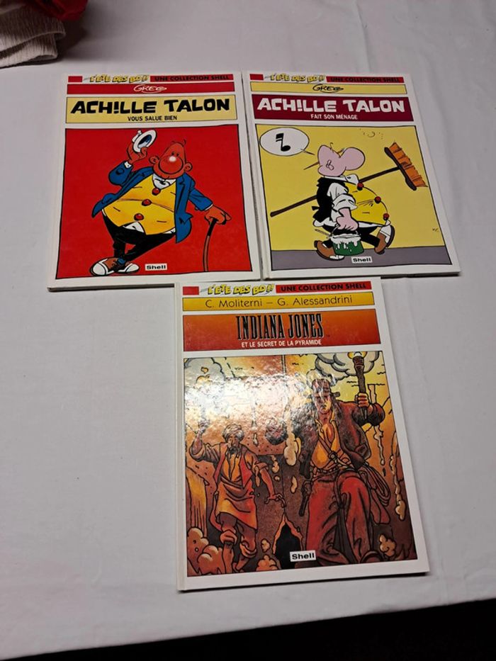 3 BD - Achille Talon et Indiana Jones