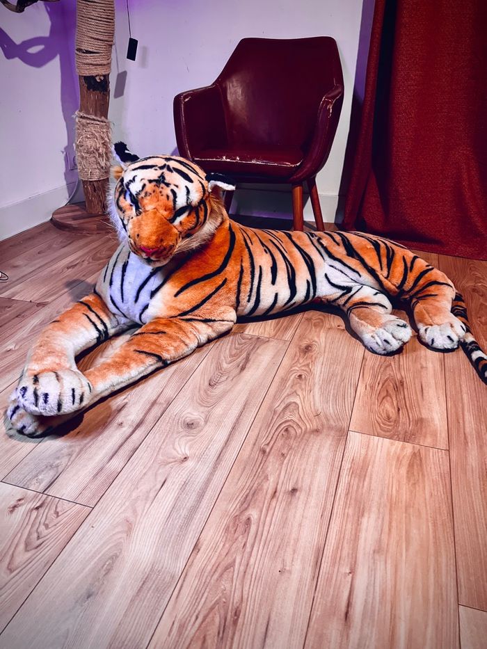 Grande Peluche Tigre 160 cm XXL - photo numéro 3