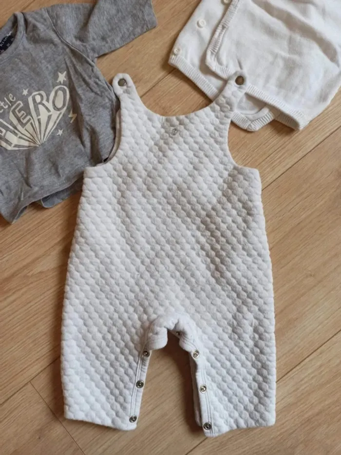 Ensemble salopette t-shirt manches longues et brassiere - photo numéro 5