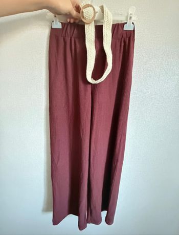 Pantalon bordeaux