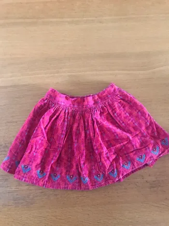 Jupe rose dpam 4 ans
