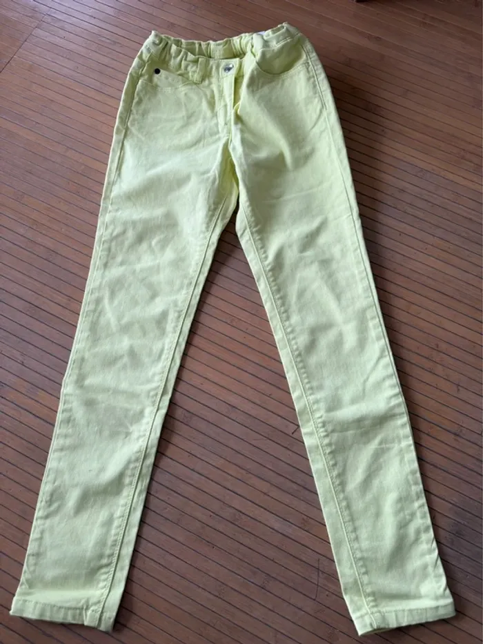 Jean slim jaune jacadi