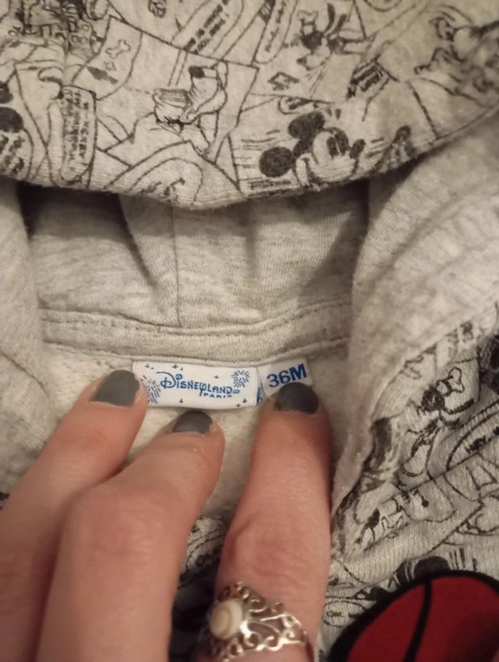 Lot bébé fille sweat Disneyland Minnie + jean Kiabi 36 mois - photo numéro 13