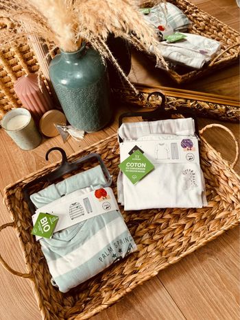 Taille 5-6 ans set de 2 pyjamas 2 pièces coton fin et flanelle garçon Tex blanc gris menthe Neufs 💙