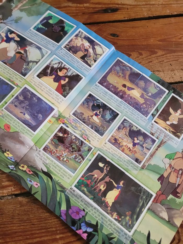 RARE Album complet Panini Blanche Neige Snow white Disney autocollants collection - photo numéro 4