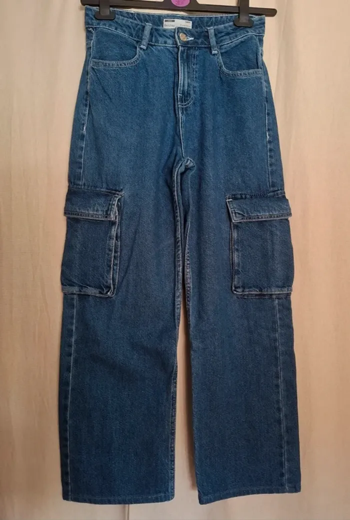 Pantalon jeans cargo pimkie