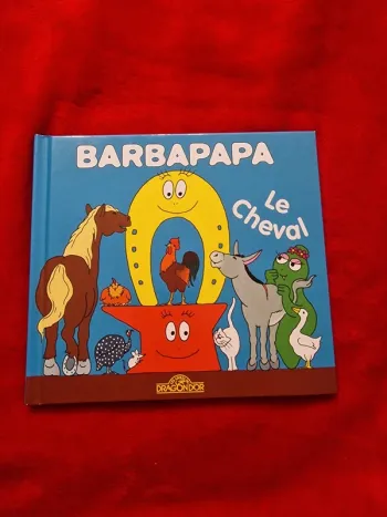 Livre barbapapa le cheval