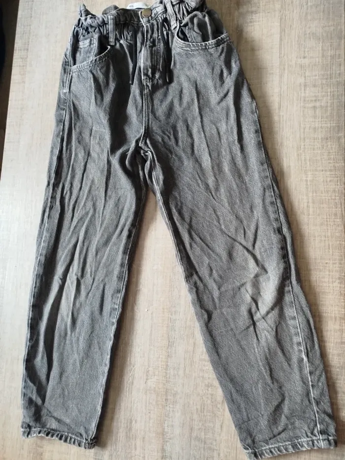 Jean paper bag Zara 10 ans