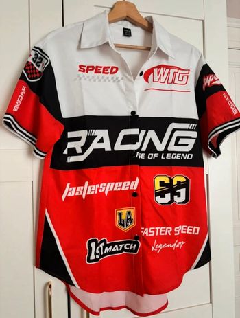 Chemise oversize racing