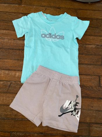 tshirt adidas et short Nike 12 mois