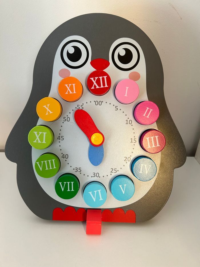 Horloge bois enfant - photo numéro 2