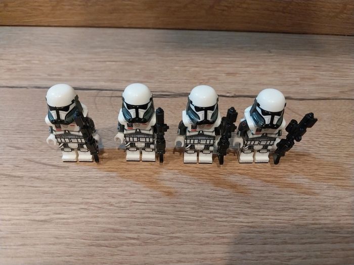 Figurines type lego 4 impérial stormtroopers star wars - photo numéro 5