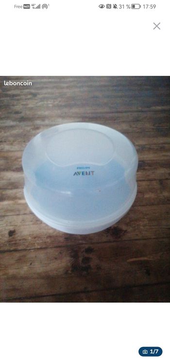 Stérilisateur avent express micro onde