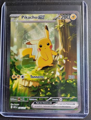 Carte pokémon Pikachu ex alternatif ASC 276/217 ME2.5 héros transcendants FR 