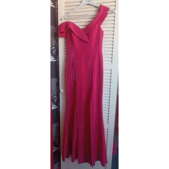 Robe longue de soirée rose Taille M