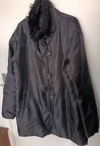 Manteau 3/4  doublé noir T 42 -44