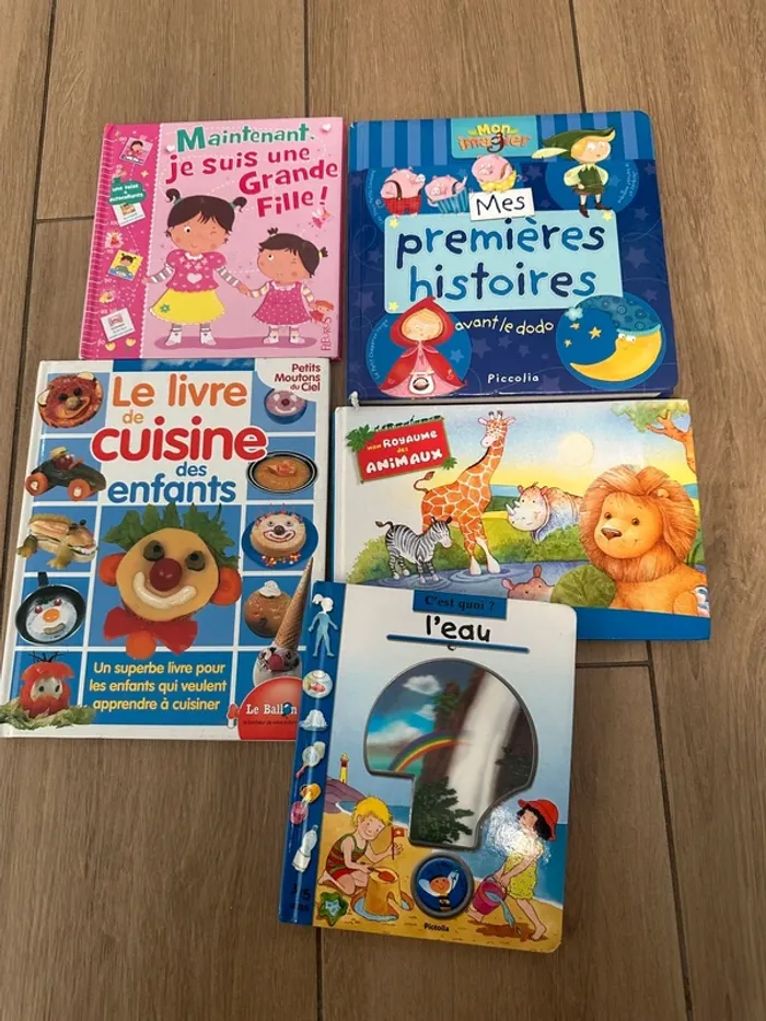 Lot de livre enfants petits x5