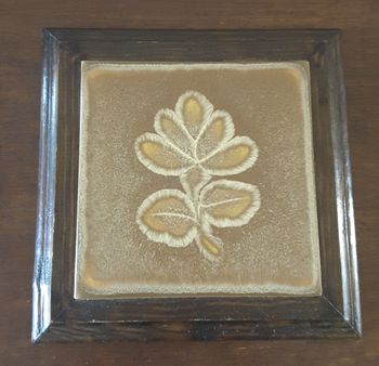 Dessous de plat carré – Motif feuille