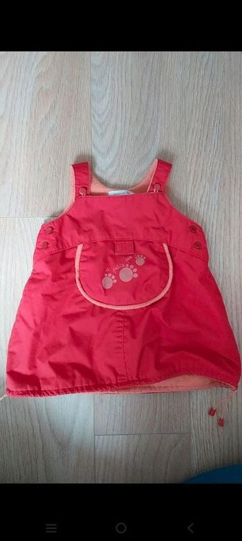 Obe hiver polaire rouge orange 6 mois