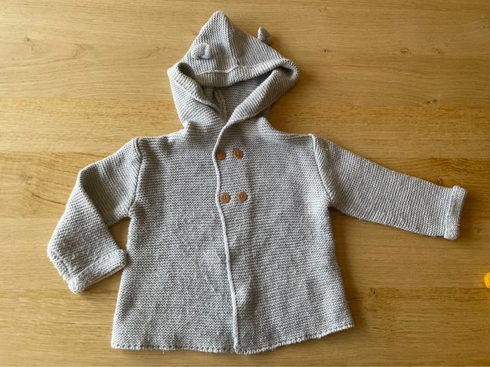 Lot 2 vestes/gilets en laine 24 mois - photo numéro 3