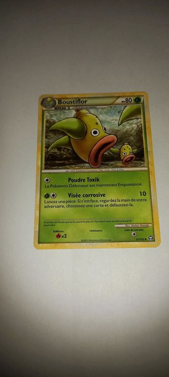 Carte pokémon boustiflor