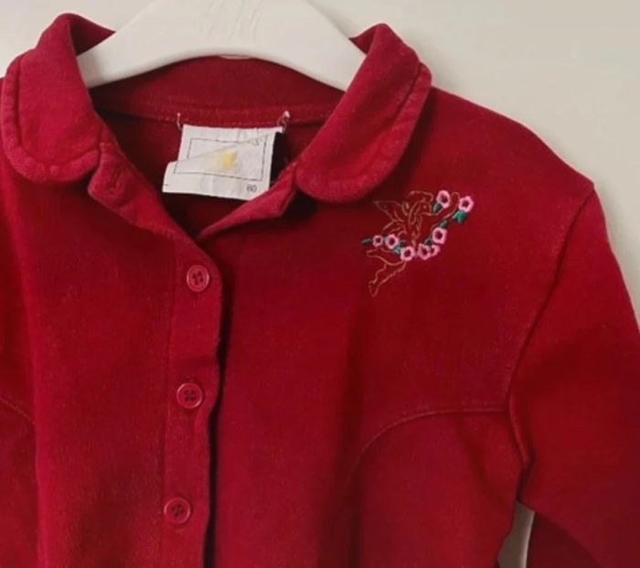 Boléro rouge fille 12 mois - photo numéro 2