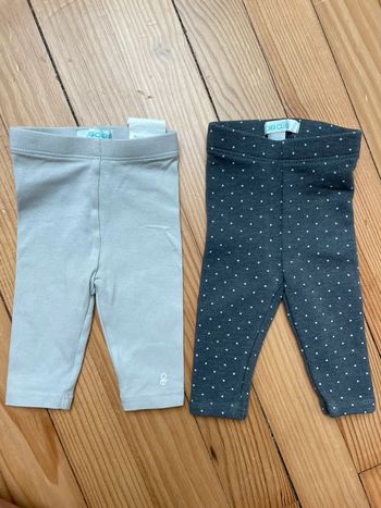 Lots de 2 leggings gris
