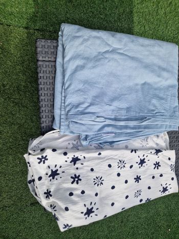 Lot draps lit 1 place